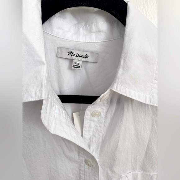 Madewell White Button Down Shirt - Picture 2 of 6